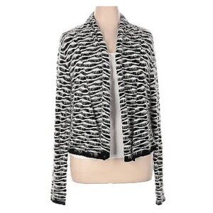 ❤️ SWEATERWORKS ZEBRA CARDIGAN SIZE MEDIUM